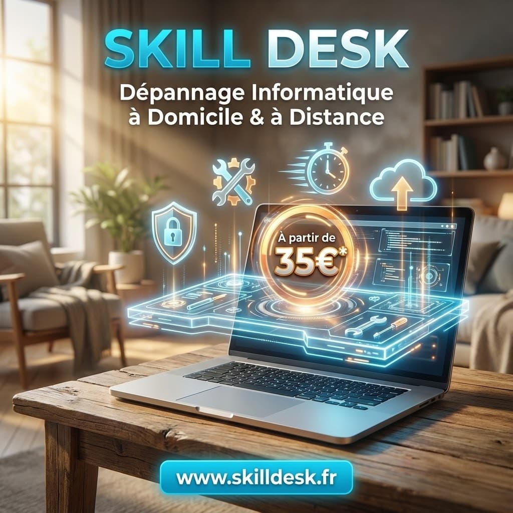 SkillDesk Dépannage Informatique à domicile et à distance - à partir de 35€