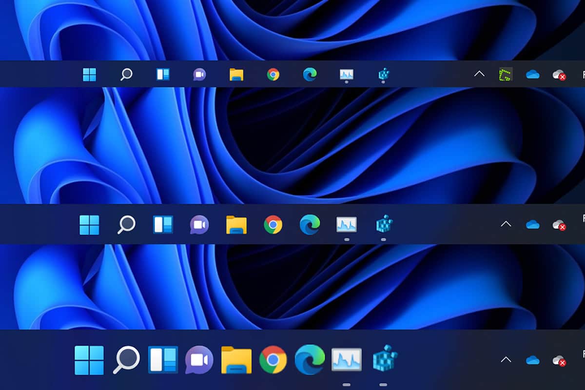 Windows 11 : redimensionner la barre des tâches
