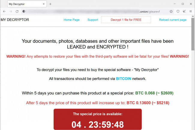 ransomware Windows