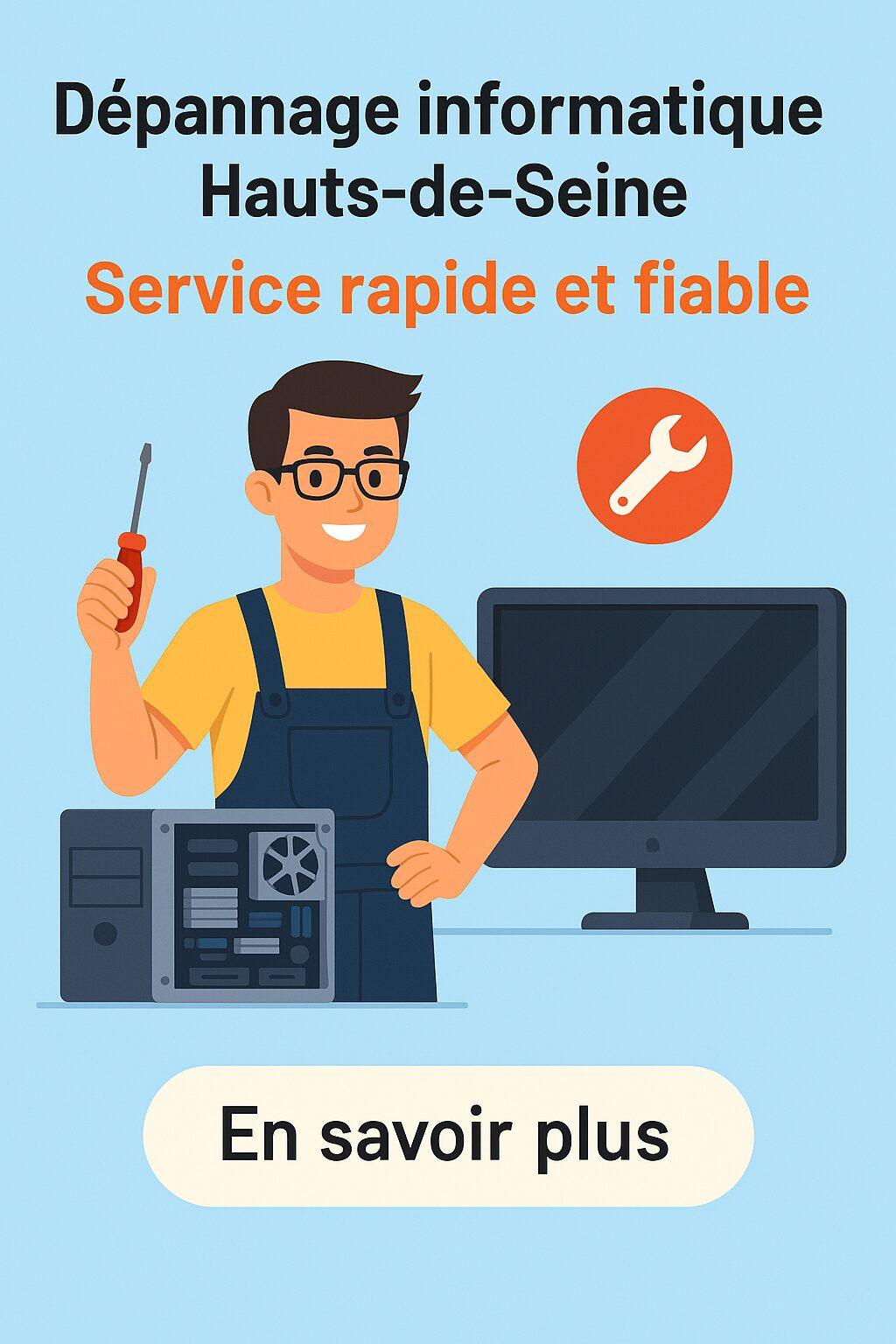 dépannage informatique Hauts-de-Seine
