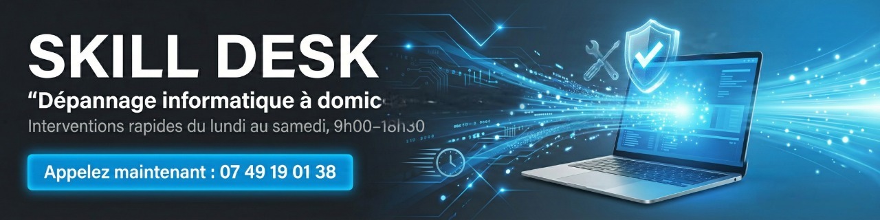 Réserver rendez vous dépannage informatique SkillDesk